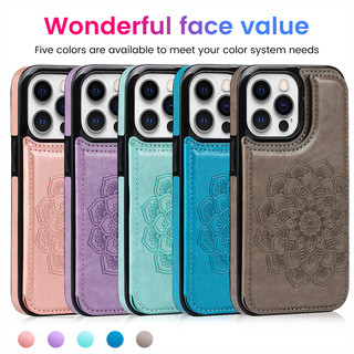 Ốp điện thoại phối ví có ngăn đựng thẻ đa năng thích hợp cho IPhone 12 IPhone11 Pro Max MIni iPhone 13 Pro max
