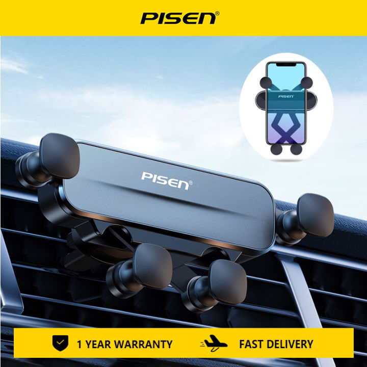 PISEN Giá Đỡ ĐiệN ThoạI GắN Lỗ Thông Gió Xe Ô Tô Cho ĐiệN ThoạI 4.0-6.0 inch