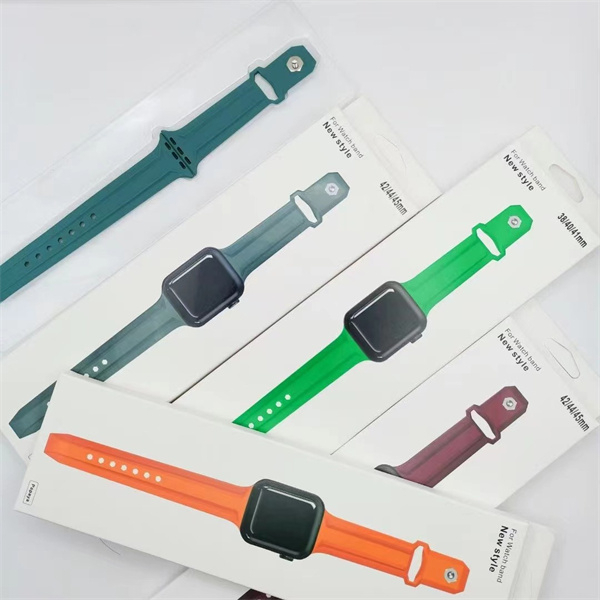 Dây Đeo Đồng Hồ Bằng Silicone Chống Nước Nhiều Màu Cho iWatch 7 / 6 / 5 / 4 / 3 / 2 / 1 / SE Generation 38 / 40 / 41 / 42 / 44 / 45