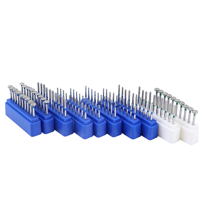 Hộp 10 Dụng Cụ Đánh Bóng Răng Kim Cương RS / DI / SO / SF / WR Series Tốc Độ Cao Cho Nha Khoa