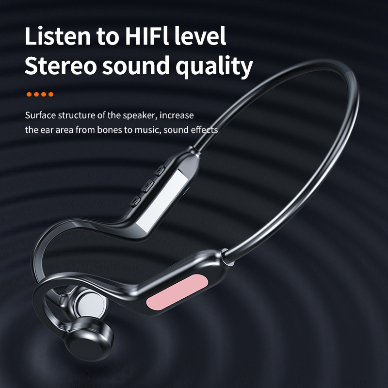 Tai nghe Bluetooth OKSJ Sport Màu ĐEN  âm thanh chuẩn HIFI bass treble rõ ràng TWS chống ồn có micro rảnh tay