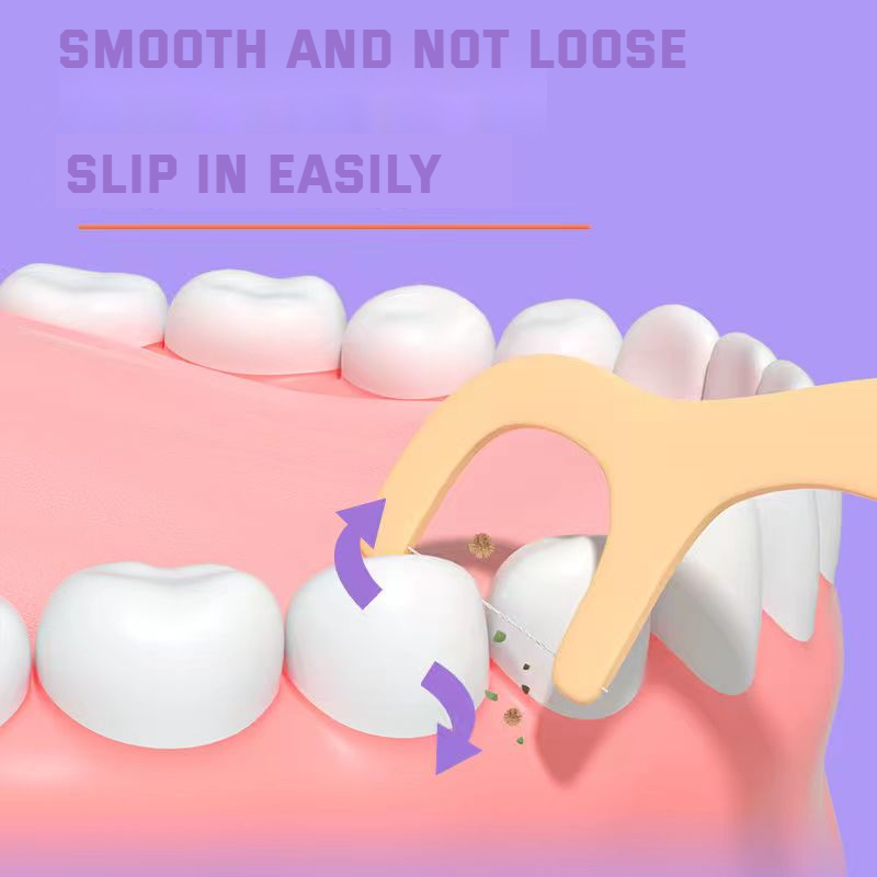 NEETHPAI Gói 50 Tăm Chỉ Nha Khoa An Toàn Cho Bé