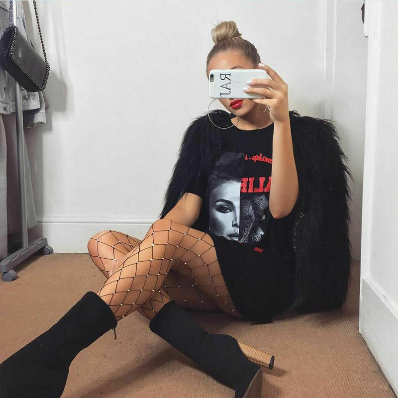 Vớ lưới dài ôm sát thời trang dành cho nữ