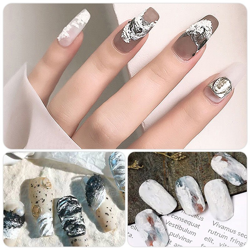 Keo Dán Trang Trí Móng Tay 3D Màu Sắc Độc Đáo