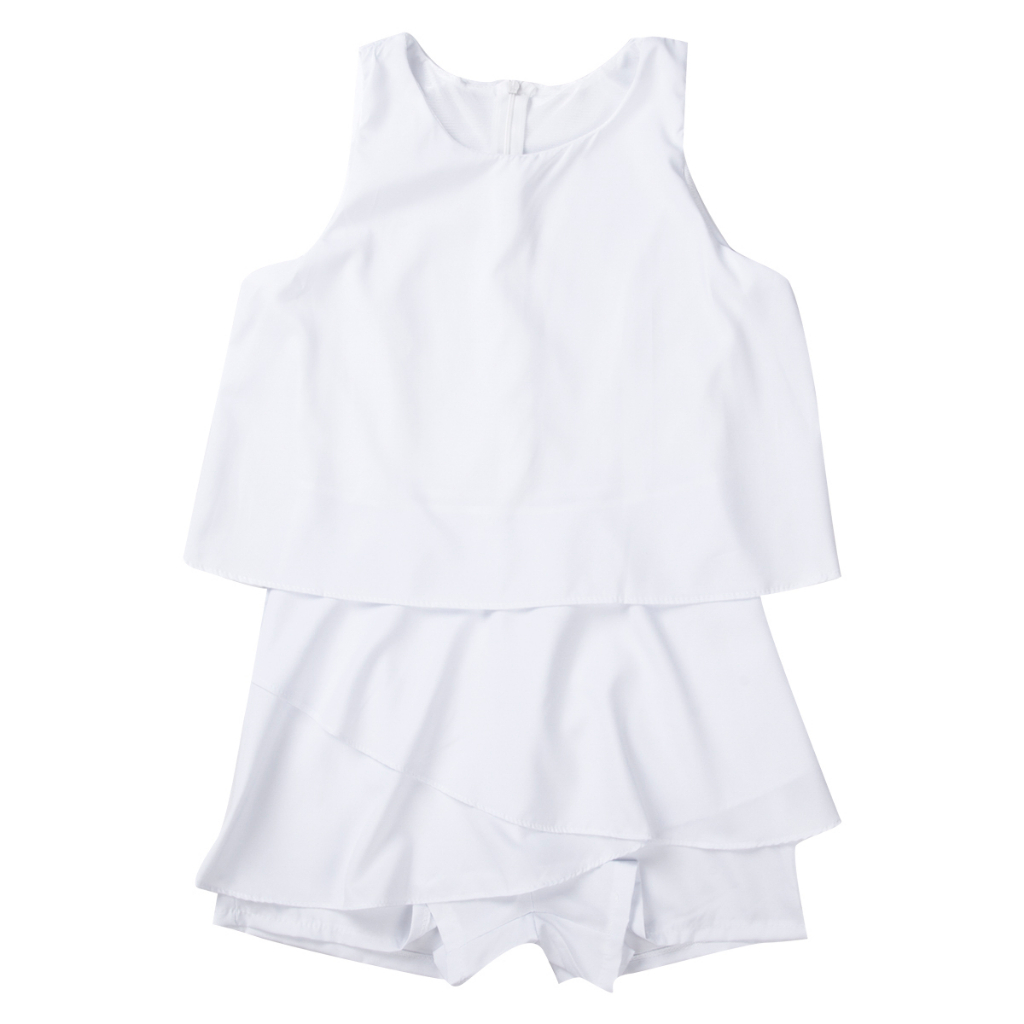 Set áo dây cộc tay liền quần lửng bó sát quyến rũ cho nữ