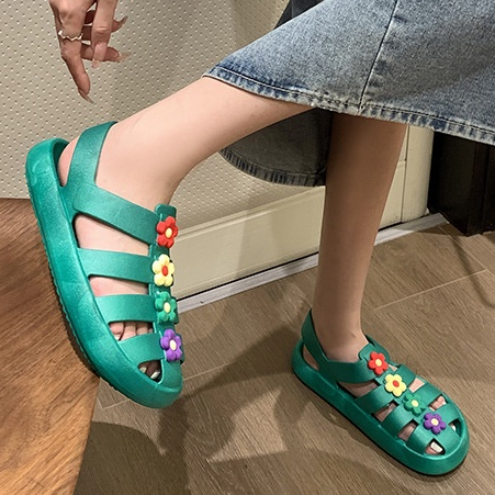 C＆S dép kiểu nữ đi chơi dép bánh mì Thoải Mái Xinh Xắn 19Z2350606