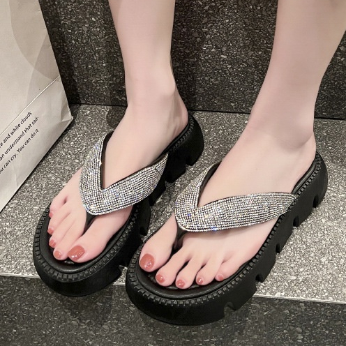 C＆S dép kiểu nữ đi chơi dép bánh mì Thoải Mái Xinh Xắn 19Z2350407