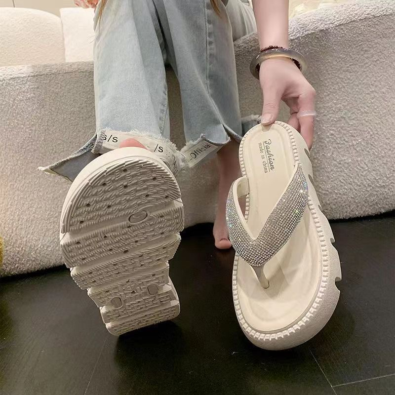 C＆S dép kiểu nữ đi chơi dép bánh mì Thoải Mái Xinh Xắn 19Z2350407