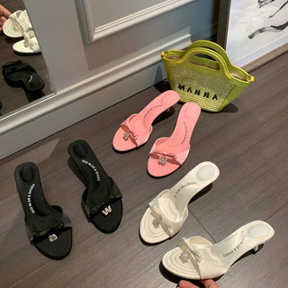Giày cao gót mũi tròn 1.97 inches thời trang cho nữ