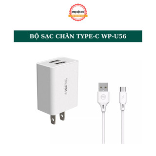 Củ Sạc Wekome WP-U56 Nhanh 2 Cổng usb Có Micro / Type c / I. pins [deerlu02]
