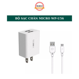 Củ Sạc Wekome WP-U56 Nhanh 2 Cổng usb Có Micro / Type c / I. pins [deerlu02]