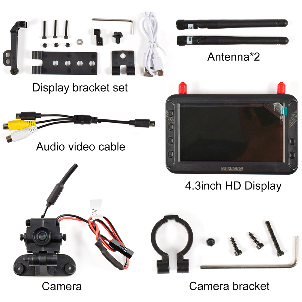 Ăng Ten Truyền Tín Hiệu Hình Ảnh DUMBORC 5.8G Cho Máy Bay Điều Khiển Từ Xa