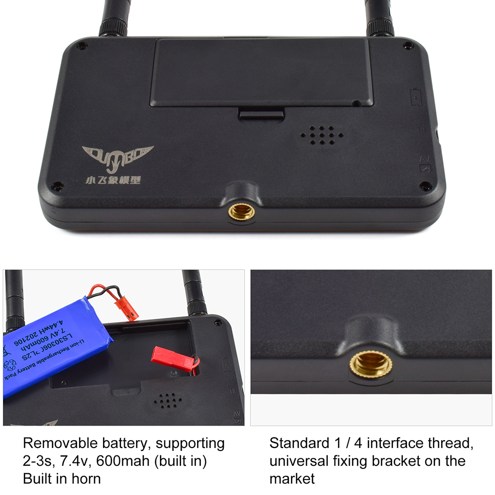 Ăng Ten Truyền Tín Hiệu Hình Ảnh DUMBORC 5.8G Cho Máy Bay Điều Khiển Từ Xa