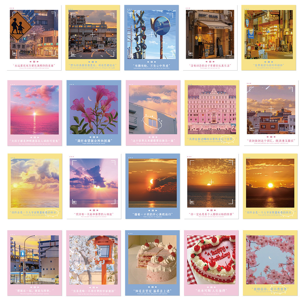 Bộ 40 Miếng Dán Pai Li De Chống Nước Trang Trí Điện Thoại / Máy Tính iPad