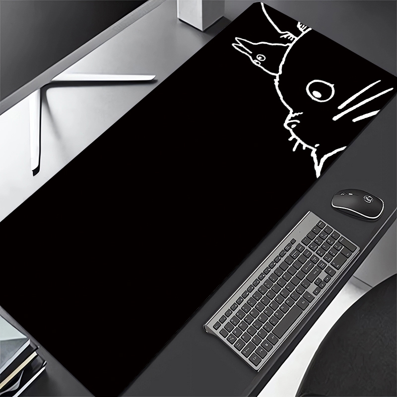 Tấm Lót Chuột Và Bàn Phím Máy Tính In Hình Totoro 900X400MM