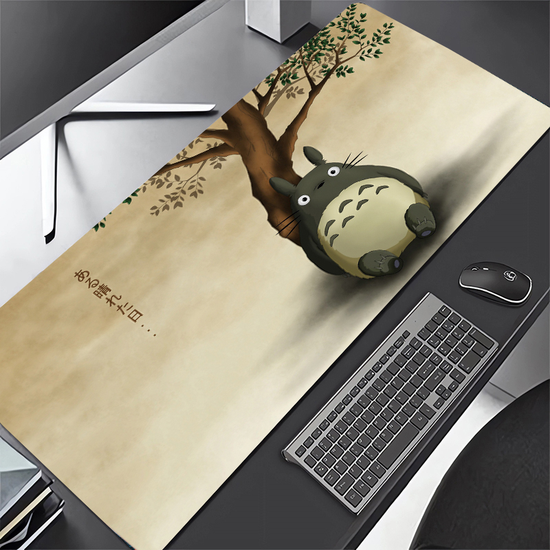 Tấm Lót Chuột Và Bàn Phím Máy Tính In Hình Totoro 900X400MM