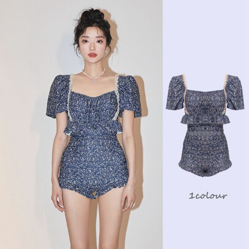 Bộ Đồ Bơi Bikini Lưng Cao Dáng Ôm Có Miếng Đệm Ngực Thời Trang Quyến Rũ Cho Nữ