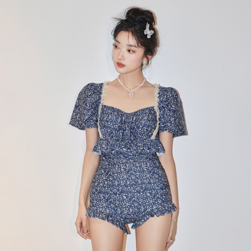 Bộ Đồ Bơi Bikini Lưng Cao Dáng Ôm Có Miếng Đệm Ngực Thời Trang Quyến Rũ Cho Nữ