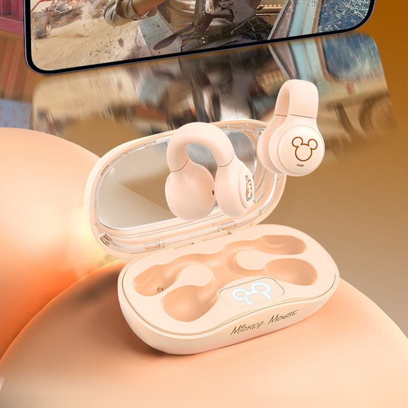 Tai Nghe Không Dây Bluetooth 5.3 2023 New Disney DN12 Chống Ồn Chất Lượng Cao Hình Mickey / Minnie / Gấu / Dâu Tây Pin Dài