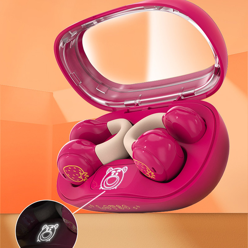 Tai Nghe Không Dây Bluetooth 5.3 2023 New Disney DN12 Chống Ồn Chất Lượng Cao Hình Mickey / Minnie / Gấu / Dâu Tây Pin Dài