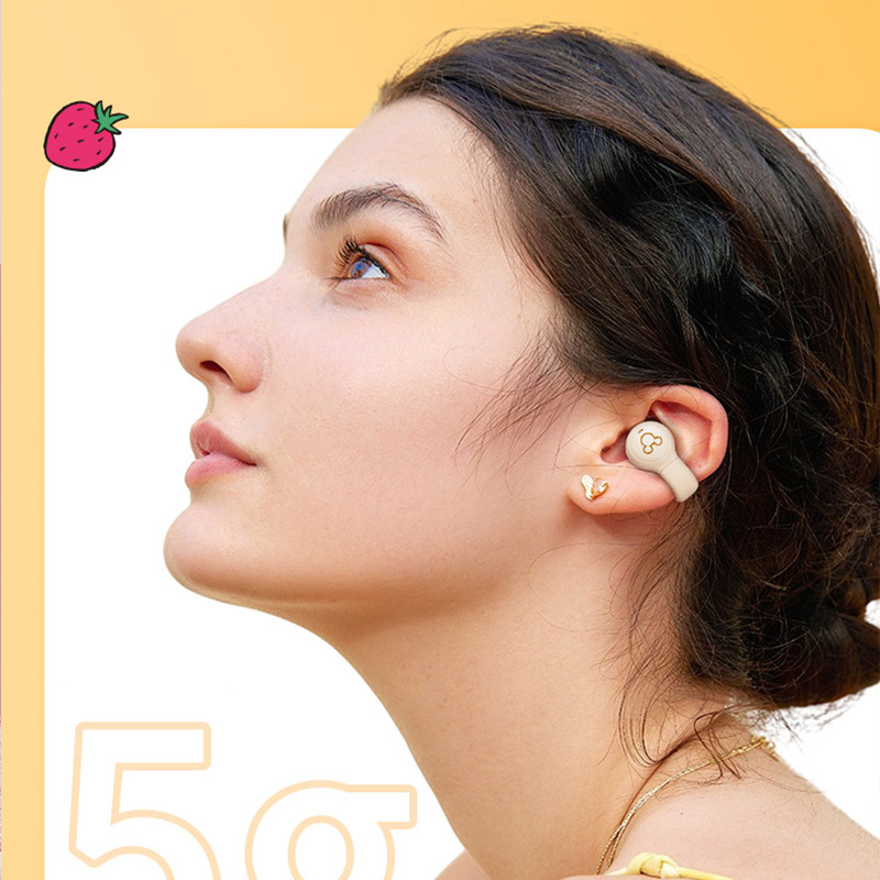 Tai Nghe Không Dây Bluetooth 5.3 2023 New Disney DN12 Chống Ồn Chất Lượng Cao Hình Mickey / Minnie / Gấu / Dâu Tây Pin Dài