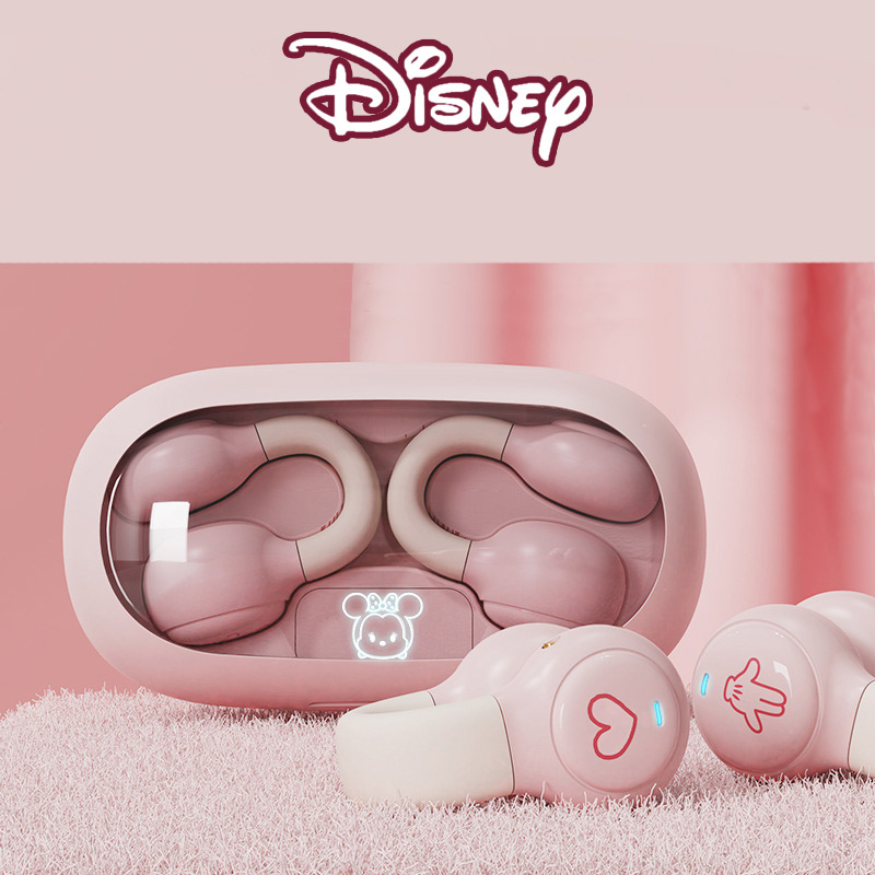 Tai Nghe Không Dây Bluetooth 5.3 2023 New Disney DN12 Chống Ồn Chất Lượng Cao Hình Mickey / Minnie / Gấu / Dâu Tây Pin Dài