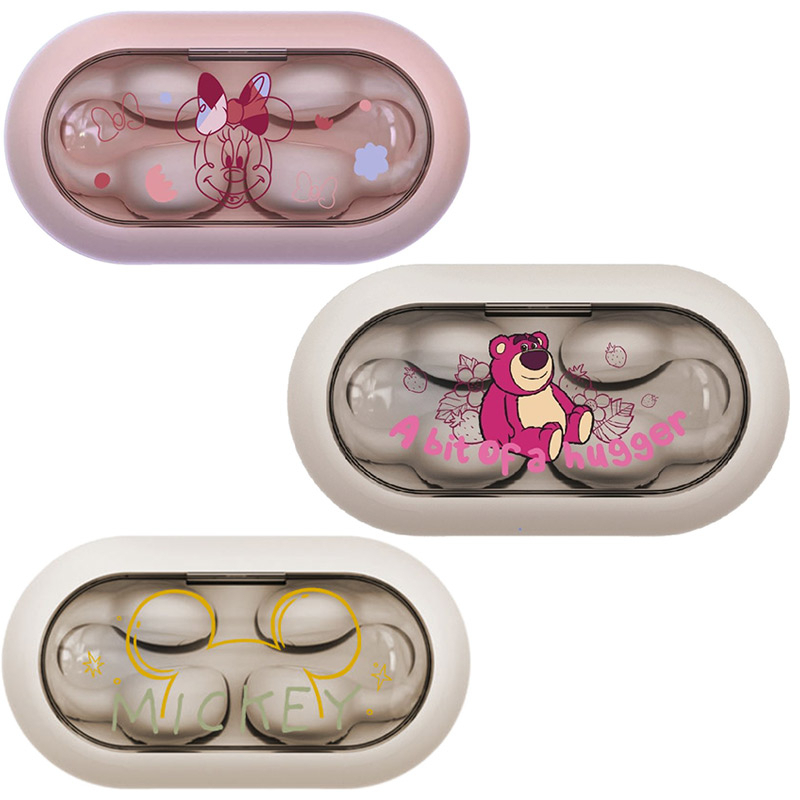 Tai Nghe Bluetooth Không Dây Disney I20 Dạng Kẹp Hình Mickey Minnie Gấu Âm Thanh HIFI Giảm Tiếng Ồn Chất Lượng Cao HD Di Động Dễ Thương