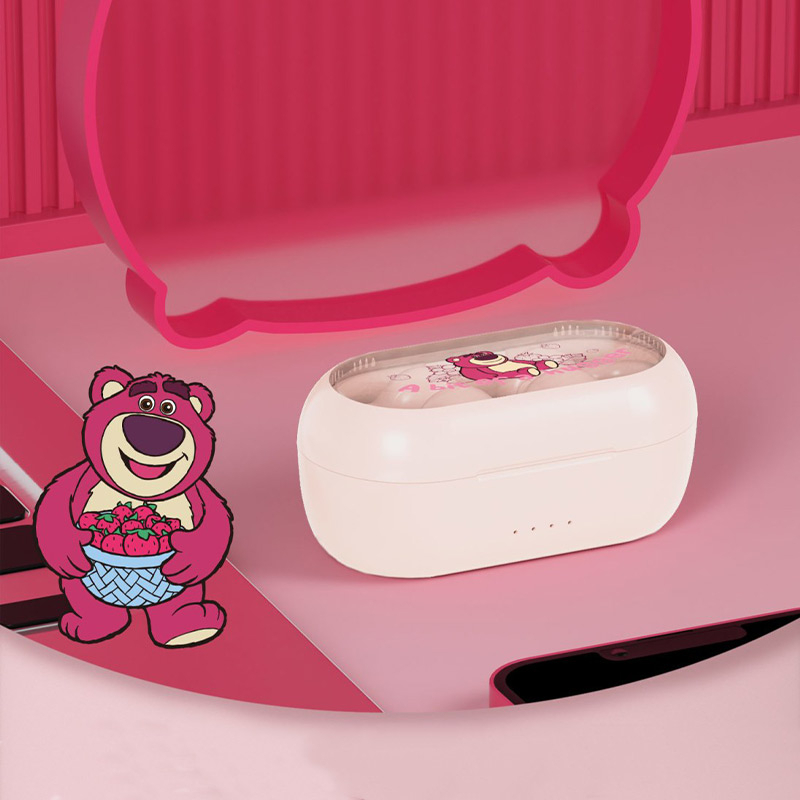 Tai Nghe Bluetooth Không Dây Disney I20 Dạng Kẹp Hình Mickey Minnie Gấu Âm Thanh HIFI Giảm Tiếng Ồn Chất Lượng Cao HD Di Động Dễ Thương