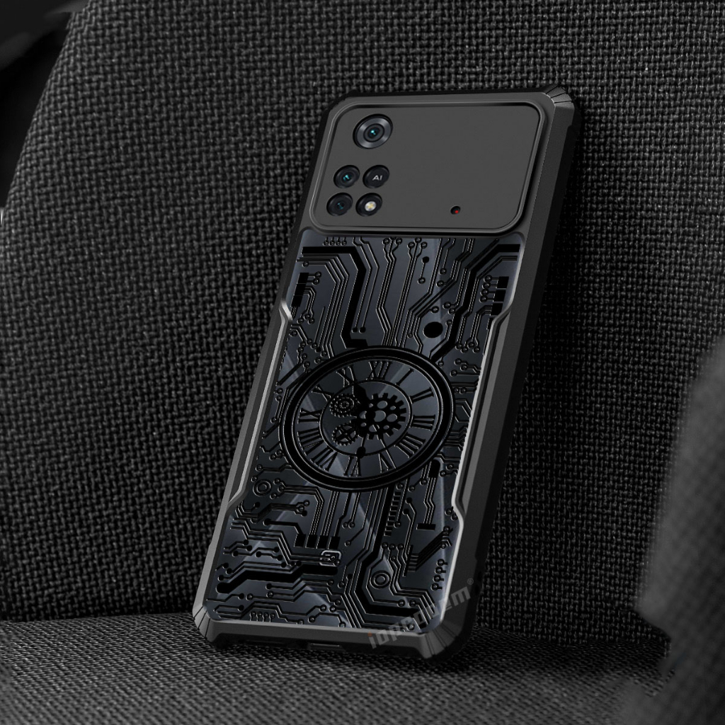 Ốp Điện Thoại Trong Suốt Chống Sốc Họa Tiết Đồng Hồ Cho Xiaomi POCO X5 Pro X4 F4 M4 F3 GT X3 NFC 4G 5G