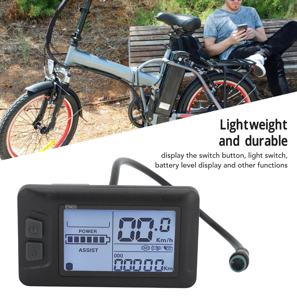 Bộ Điều Khiển Động Cơ Không Chổi Than 250W 350W EN05 Mét Hiển Thị Pin Lithium Có Tay Cầm Tăng Cường Phanh