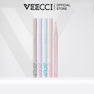 VEECCI Bút Kẻ Mắt Dạng Lỏng Nhiều Màu Sắc Nổi Bật Không Lemk Hông Thấm Nước Và Lâu Trôi Bút Tằm Nằm Bút Tằm Nằm 0.55ml