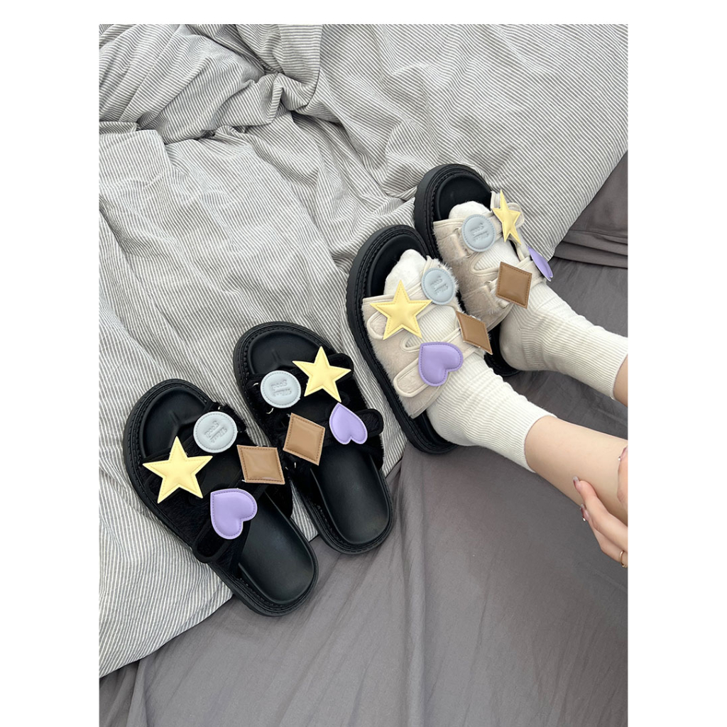 Dép Sandal Đế Dày Phong Cách Hàn Quốc Thời Trang Mùa Hè Cho Nữ