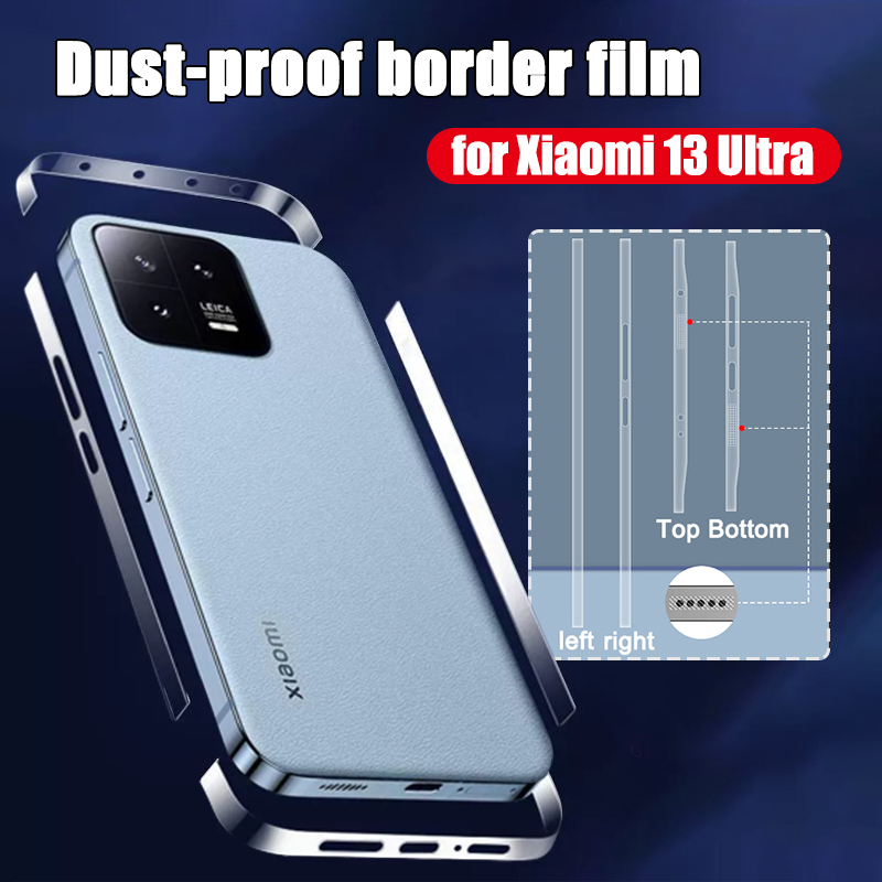 Miếng Dán Bên HD / Mờ Cho Xiaomi 14 / 14pro13 / 13 Pro / 13 Ultra Frame Edge Bảo Vệ Mềm Phim Bên Da
