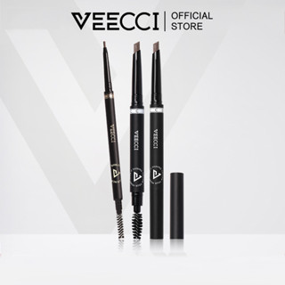  VEECCI Chì kẻ mày siêu mịn không thấm nước lâu trôi không thấm mồ hôi không dễ phai thích hợp cho người mới bắt đầu 