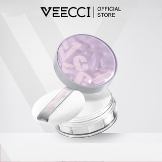 VEECCI Phấn phủ kiềm dầu và giữ lớp trang điểm lâu trôi, thích hợp cho da khô và da dầu