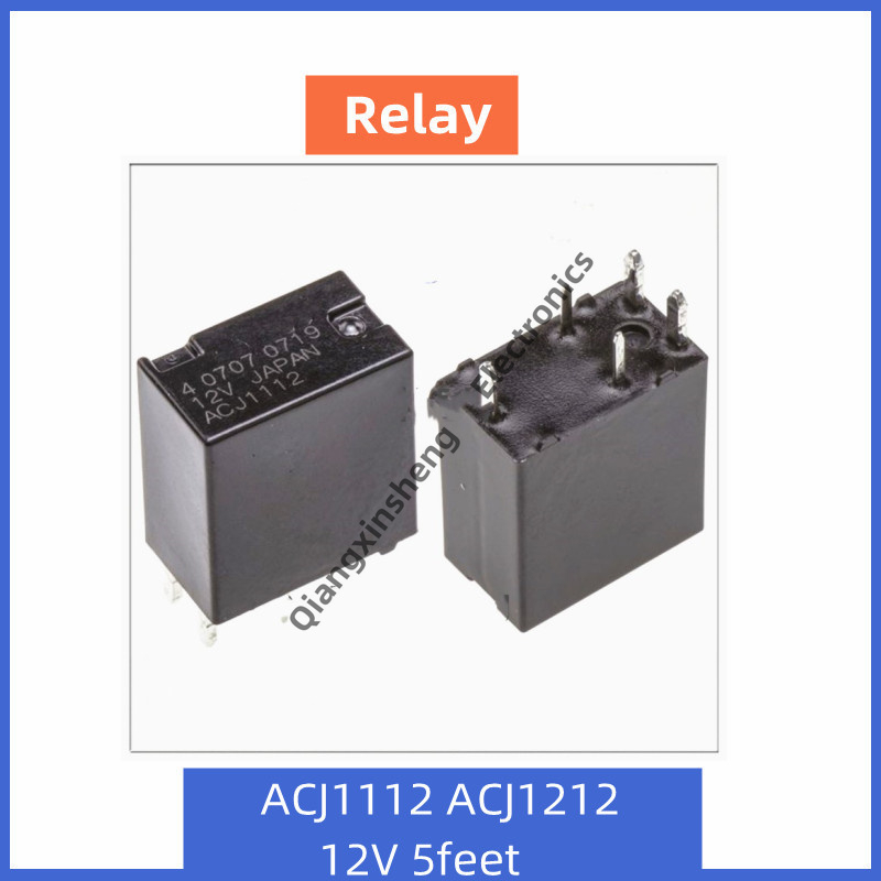 Rơ Le ACJ1112 ACJ1212 12V 5 Chấu Cho Xe Ô Tô
