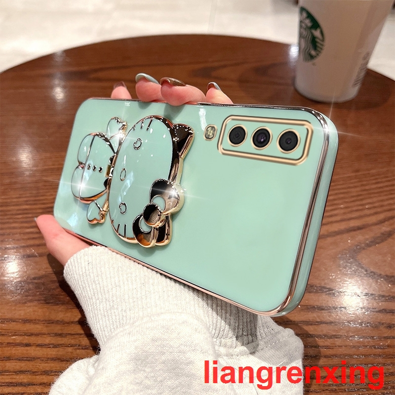 Ốp lưng SAMSUNG A7 2018 SAMSUNG A50 SAMSUNG A70 SAMSUNG A50S A30S Ốp ĐiệN ThoạI HọA TiếT MèO Kitty Cho SAMSUNG A7 2018 SAMSUNG A50 SAMSUNG A70 SAMSUNG A50S A30S DDJZM01 viền vuông cute