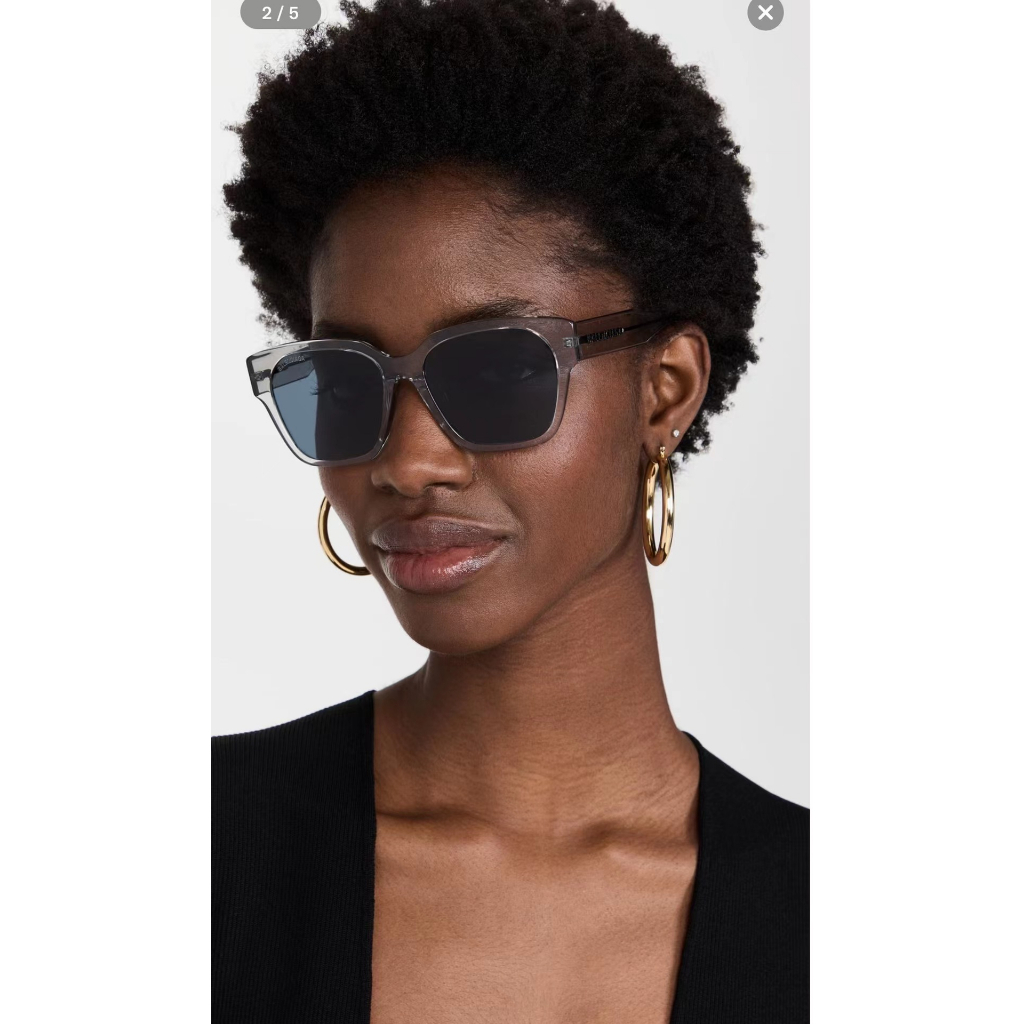 Kính Mát Chống Tia UV Gọng Lớn Phong Cách Ý Thời Trang Cho Nữ 6021