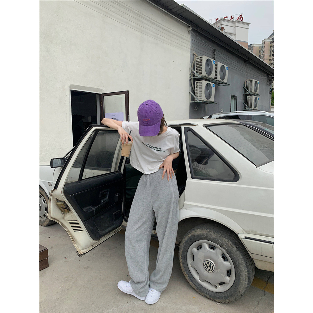 Áo Thun Ngắn Tay Cổ Tròn Thời Trang Mùa Hè Hàn Quốc Cho Nữ