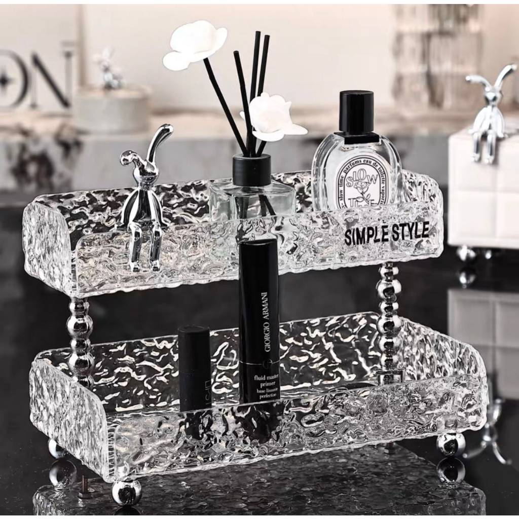 Khay Đựng Nước Hoa Chìa Khóa Vật nhỏ Để Bàn Trang Trí Phòng Khách Sang Trọng