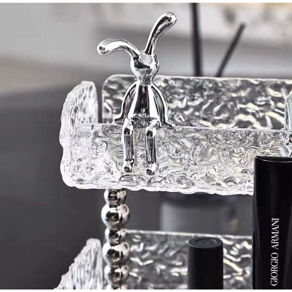 Khay Đựng Nước Hoa Chìa Khóa Vật nhỏ Để Bàn Trang Trí Phòng Khách Sang Trọng