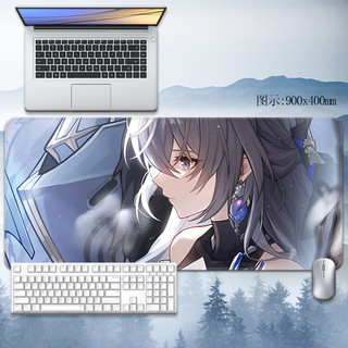 Honkai:Star Rail Mouse Pad Seele Table Pad Bronya computer pad anime custom student gaming keyboard pad animation ACGN large rubber soft pad