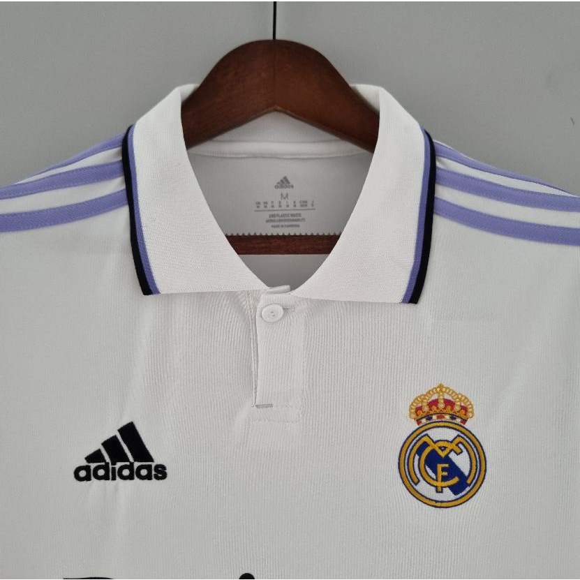 Áo Bóng Đá Màu Trắng SIZE S-3XL 22 / 23 RM VINI JR Home Benzema