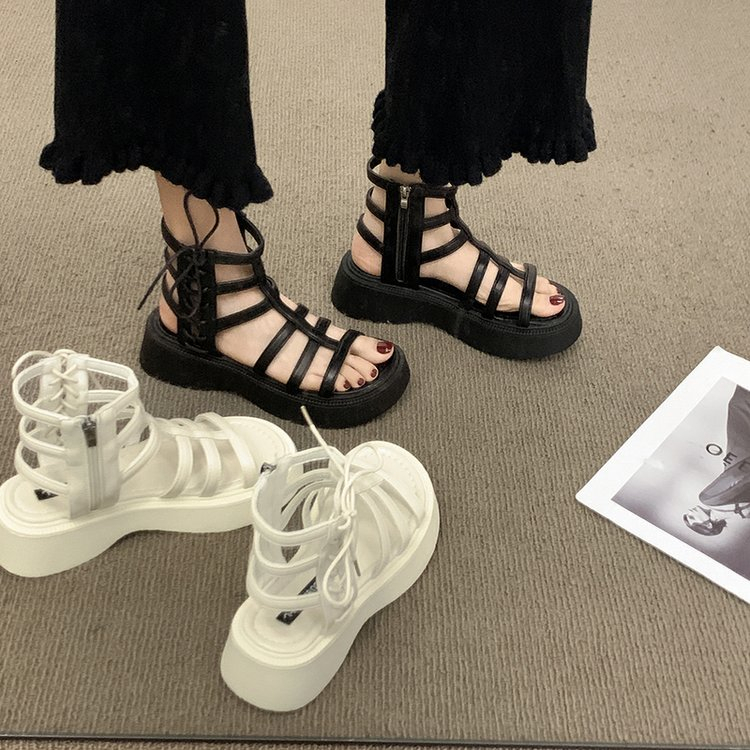 Giày Sandal Cao Gót Đế Dày Thời Trang Mùa Hè Dễ Phối Đồ