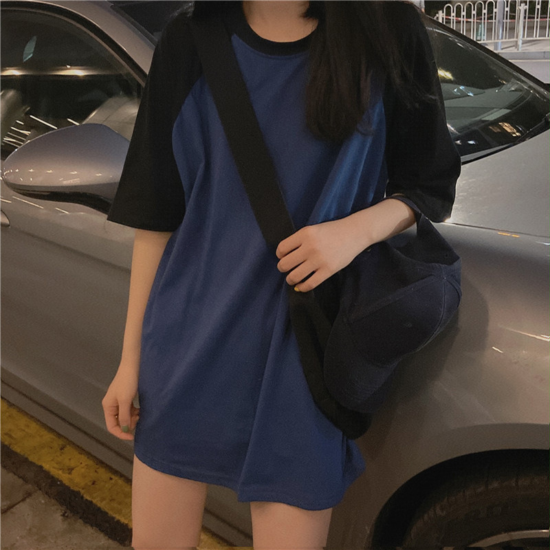 Áo Thun Nữ Tay Ngắn Cổ Tròn Dáng Rộng Phong Cách Hàn Quốc Thời Trang Mùa Hè Mới