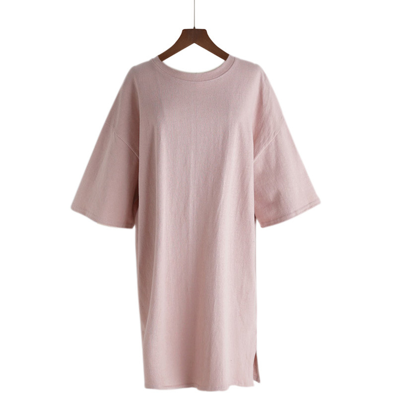 Áo Thun Tay Ngắn Cổ Tròn Dáng Rộng Phong Cách Hàn Quốc Thời Trang Mùa Hè Mới Cho Nữ