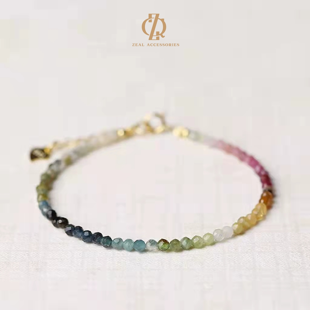 Vòng Đeo Tay Hạt Đá Tự Nhiên 7 Luân Xa