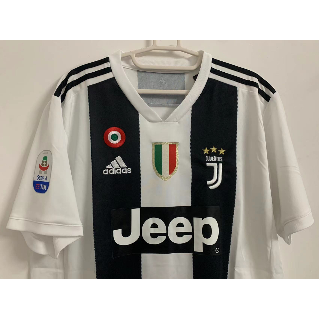 18-19 Juventus Sân nhà  Áo phông bóng đá S-XXL * Chất lượng cao * T-shirt