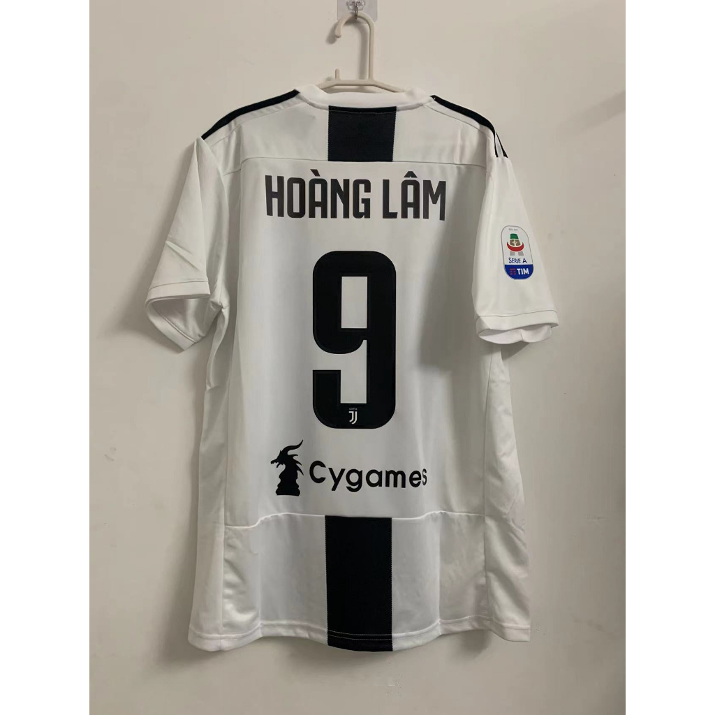 18-19 Juventus Sân nhà  Áo phông bóng đá S-XXL * Chất lượng cao * T-shirt