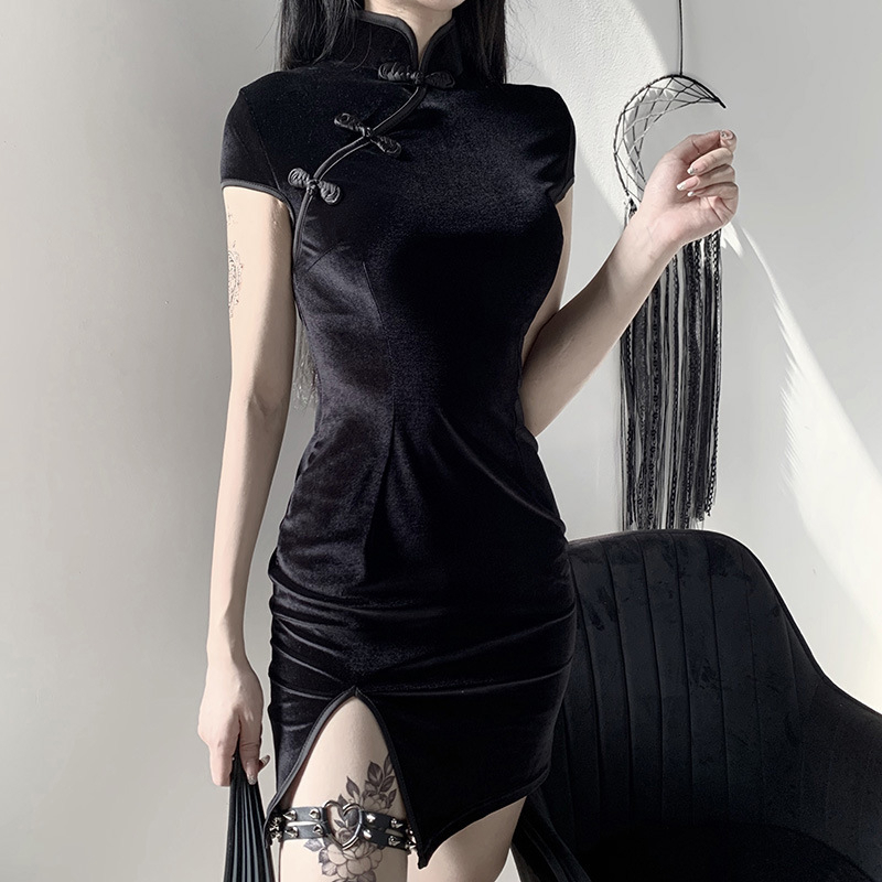 Đầm sườn xám phong cách Trung Hoa thời trang cho nữ
